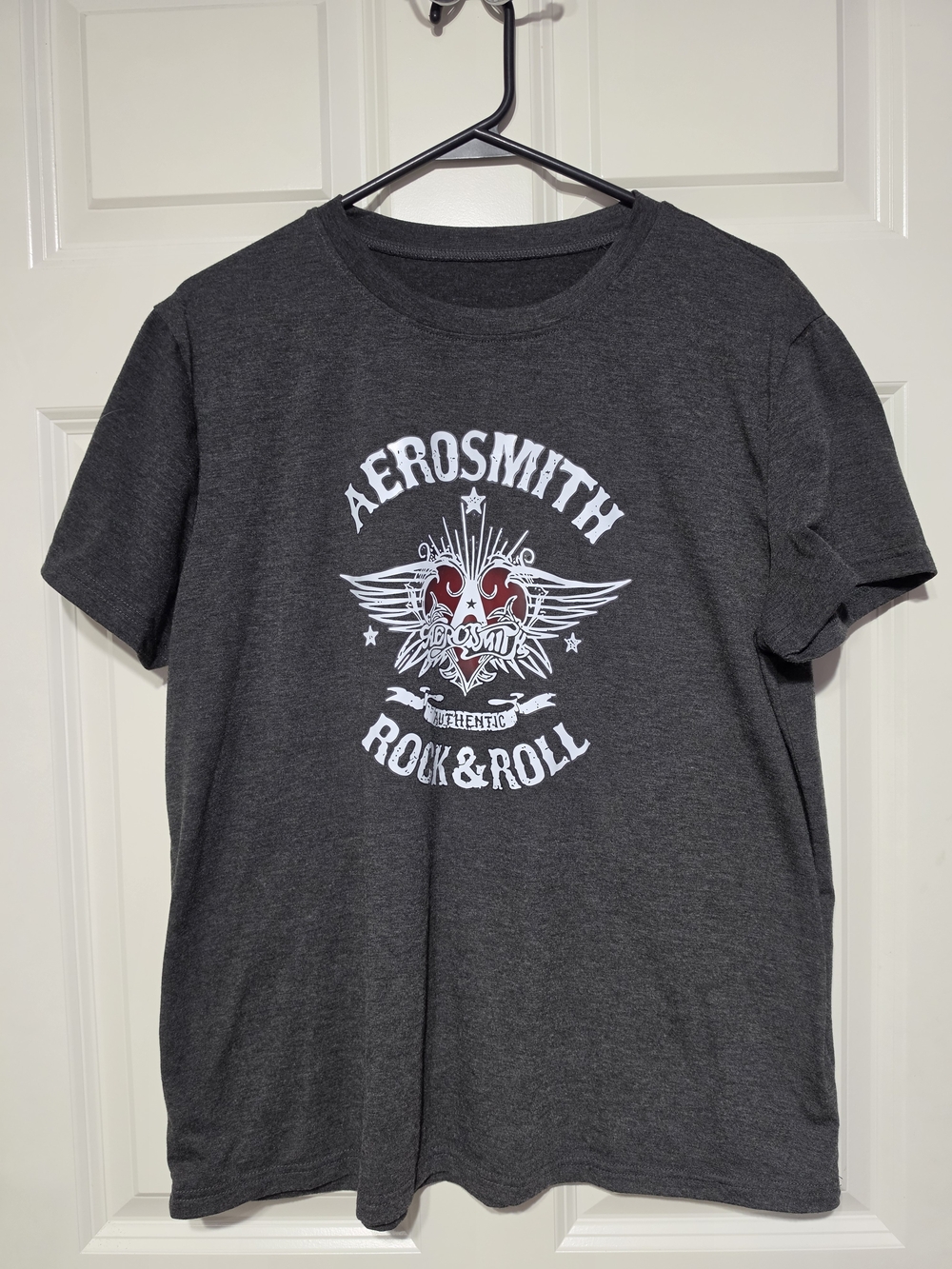 Rock & Roll Graphic Tee - Dark Gray - Picture 3 of 6